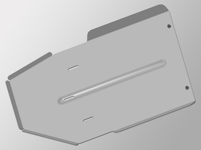 Защита КПП ТСС алюминий 4 мм для Toyota Land Cruiser 150/Lexus GX460 2009-2019
